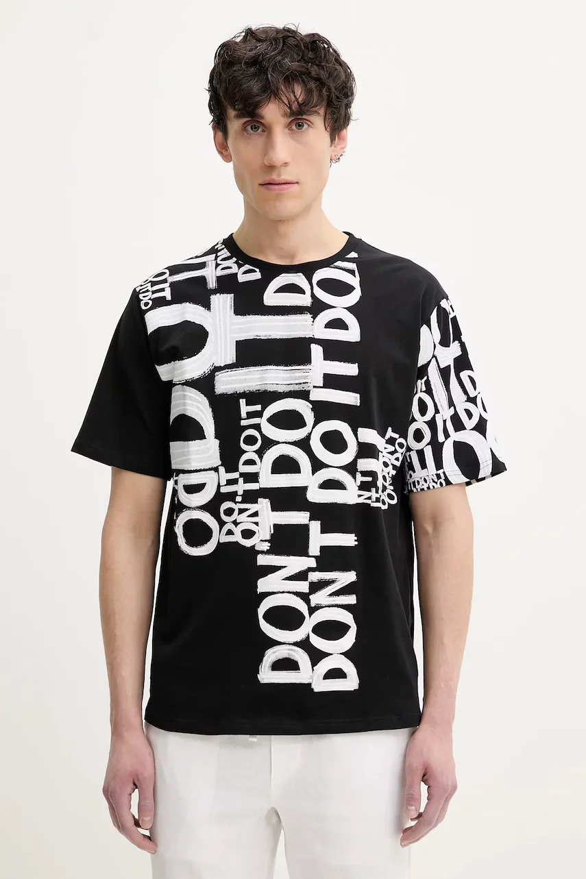 DESIGUAL Памучна тениска MAN MILAN