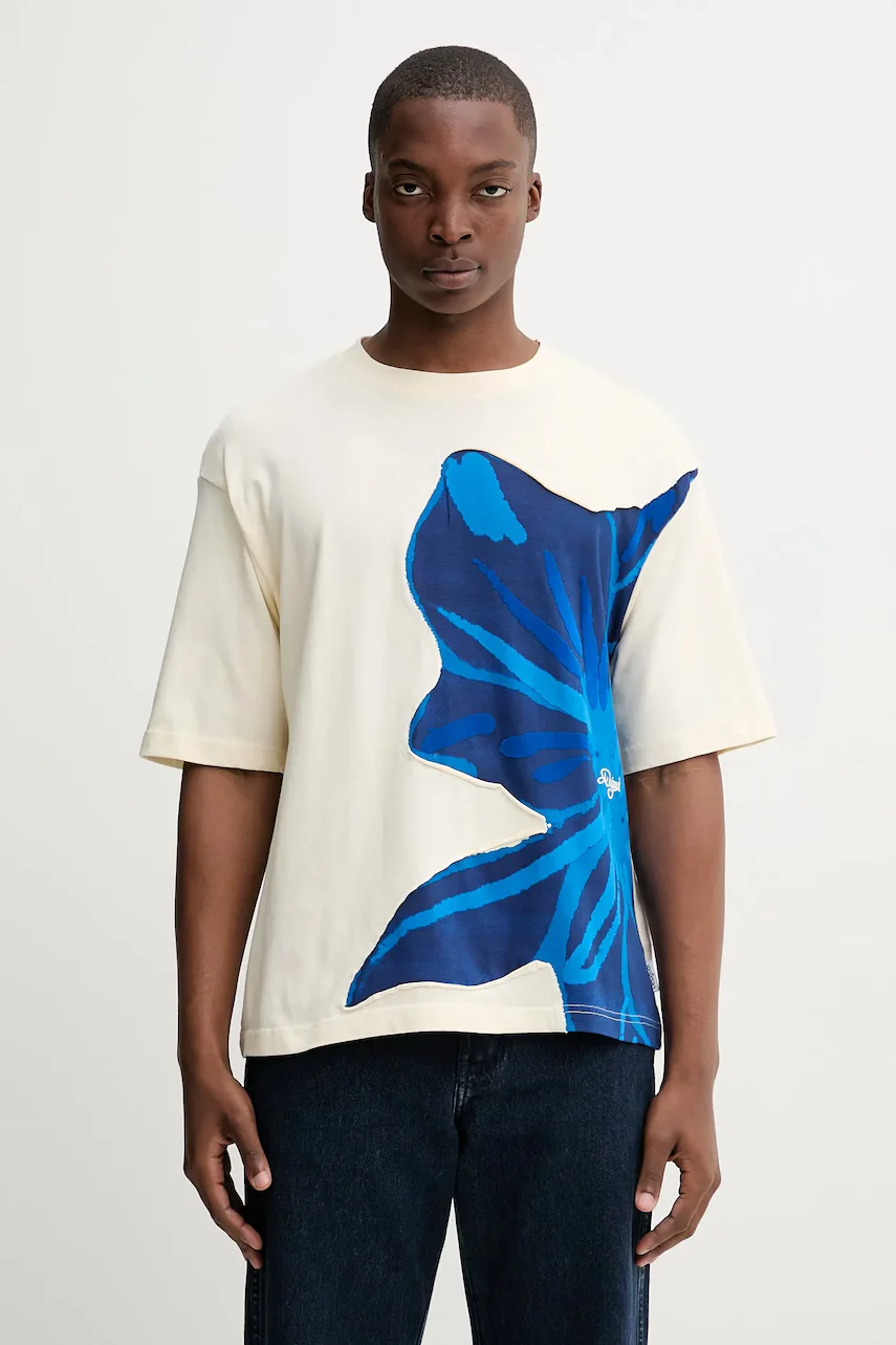 DESIGUAL Памучна тениска PANCHO