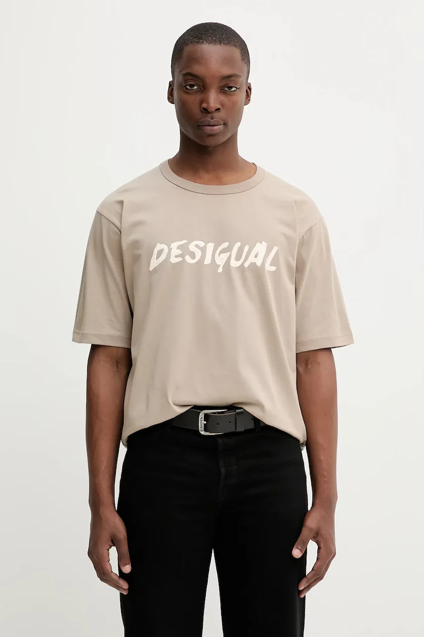 DESIGUAL Памучна тениска VICENTE