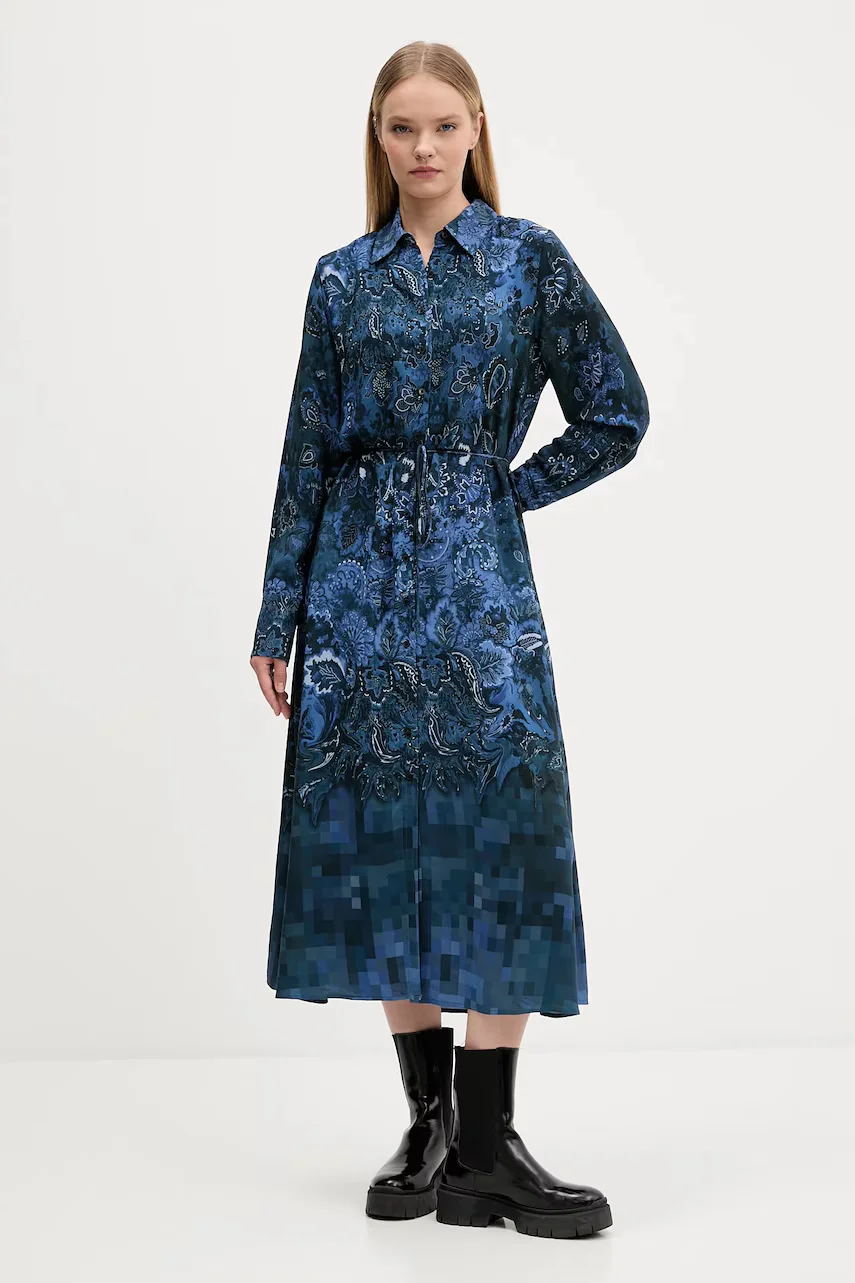 DESIGUAL Рокля CAMISEROLICUAD