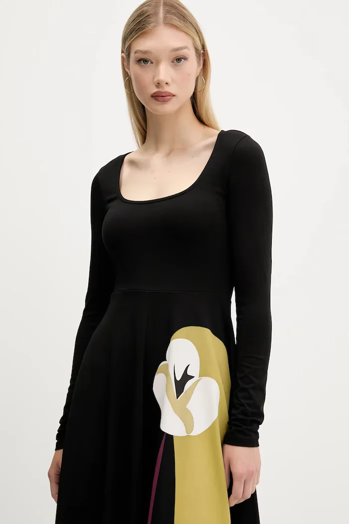 DESIGUAL Рокля LIRIO в черно 25WWVK29