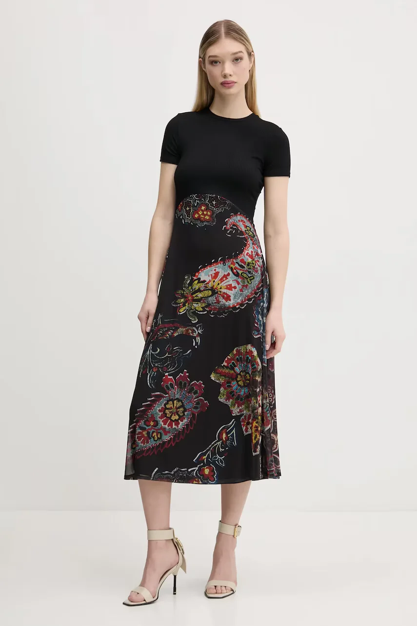 DESIGUAL Рокля PAISLEY MESH_LACROIX