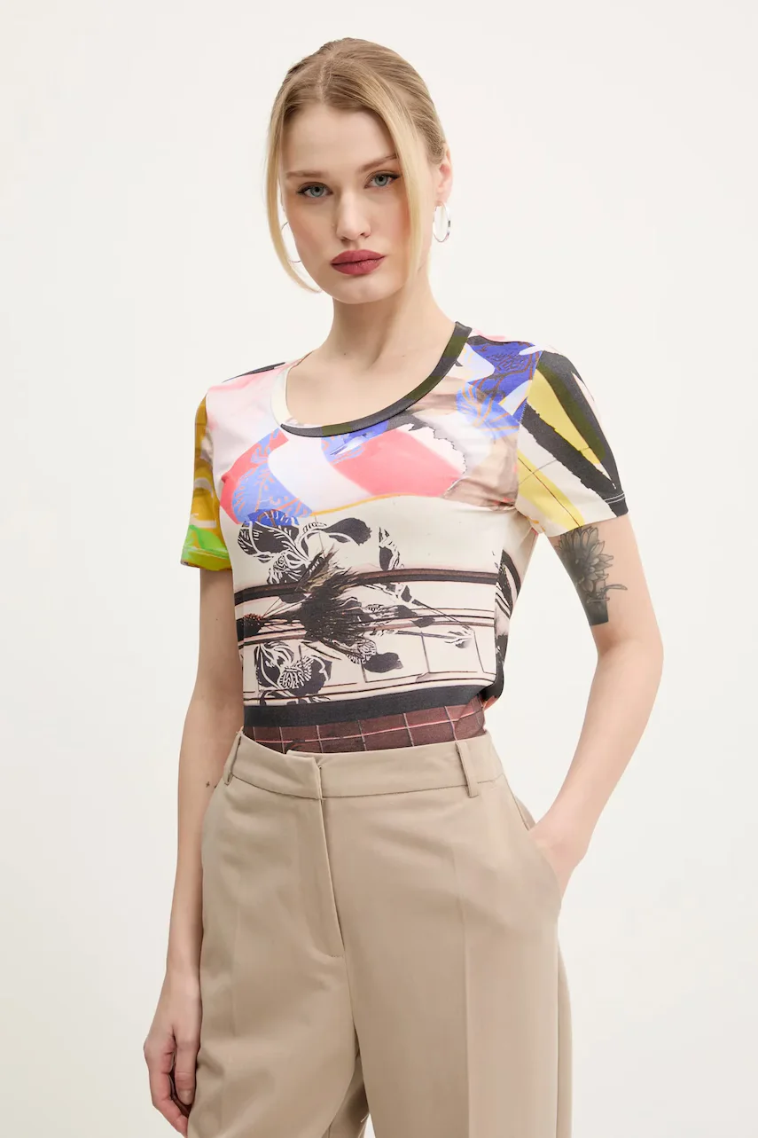 DESIGUAL Тениска COLLAGE