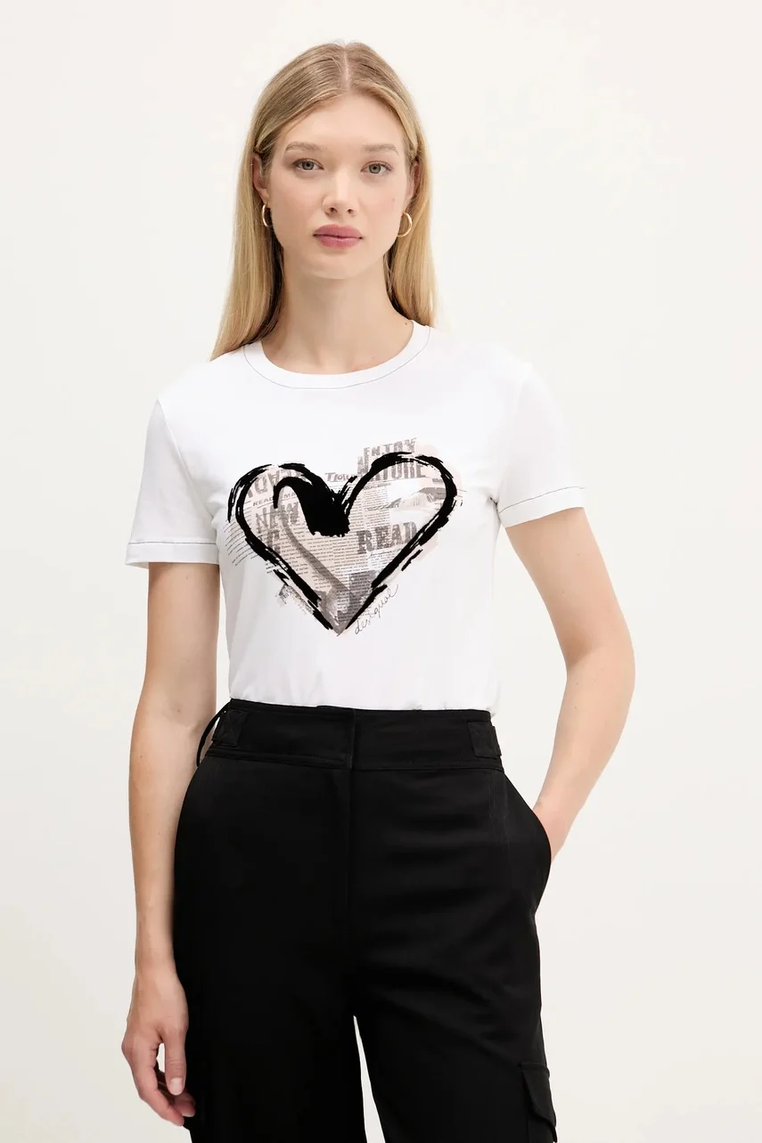 DESIGUAL Тениска LETTER CORE