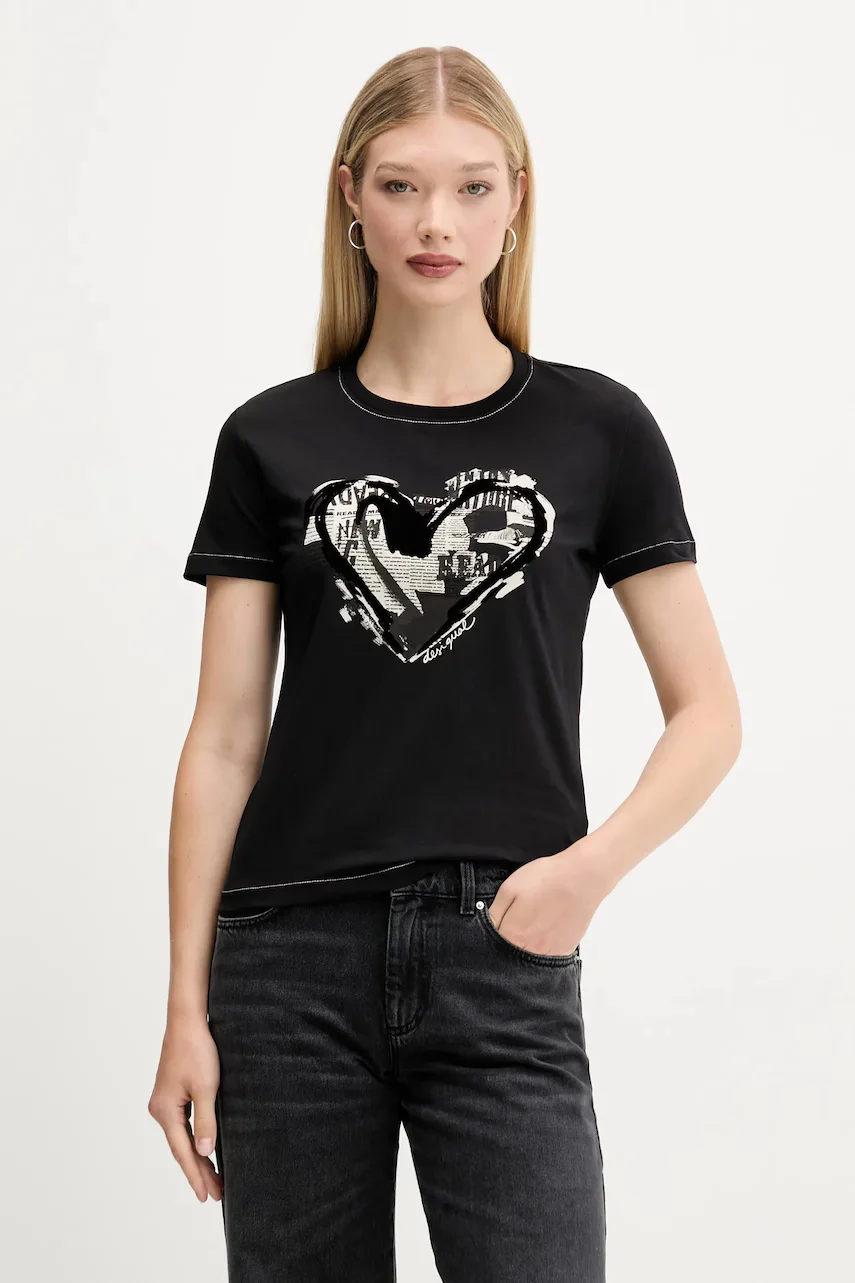 DESIGUAL Тениска LETTER CORE