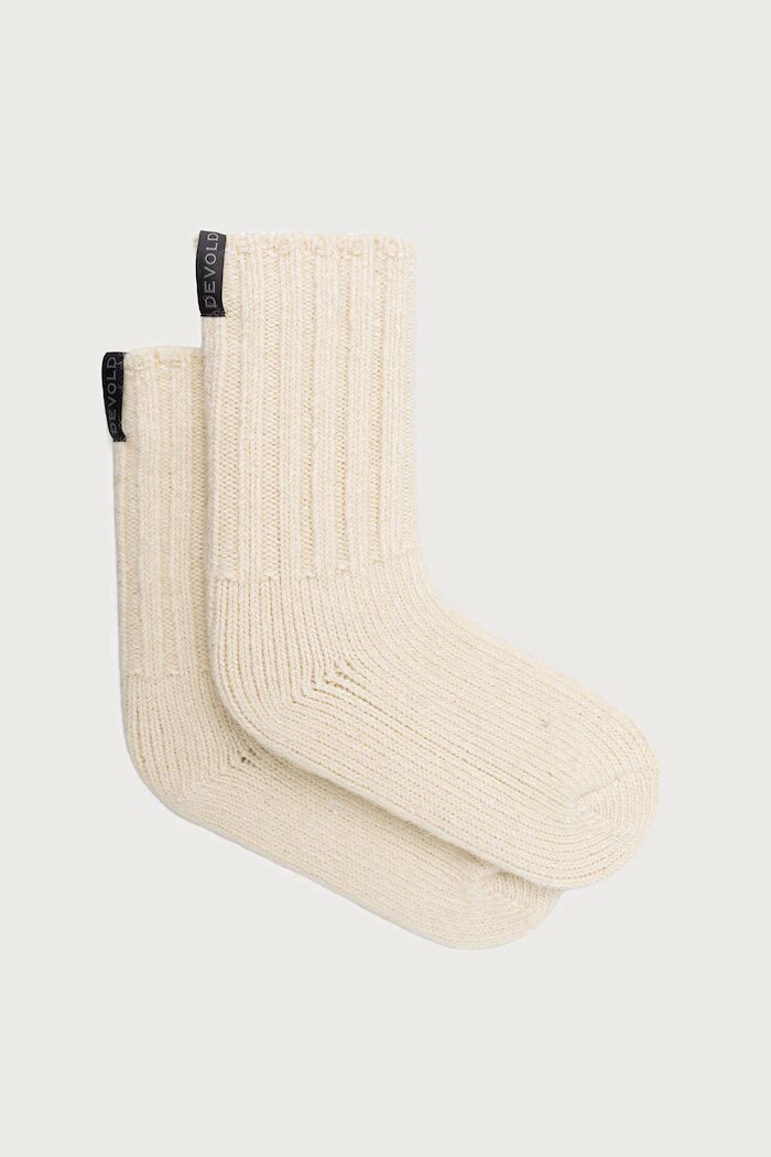 devold чорапи Nansen Wool бежови PDSC.516.063.A