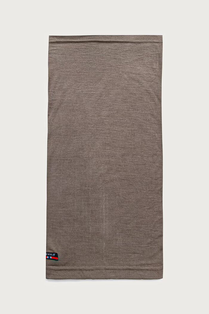 devold кръгъл шал от мериносова вълна Breeze Merino кафяв PDGO.180.840.A