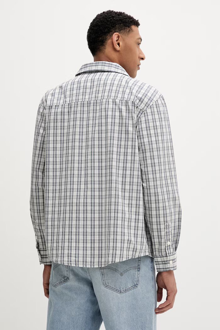Dickies Памучна риза в синьо със стандартна кройка с класическа яка DK0A885CC481