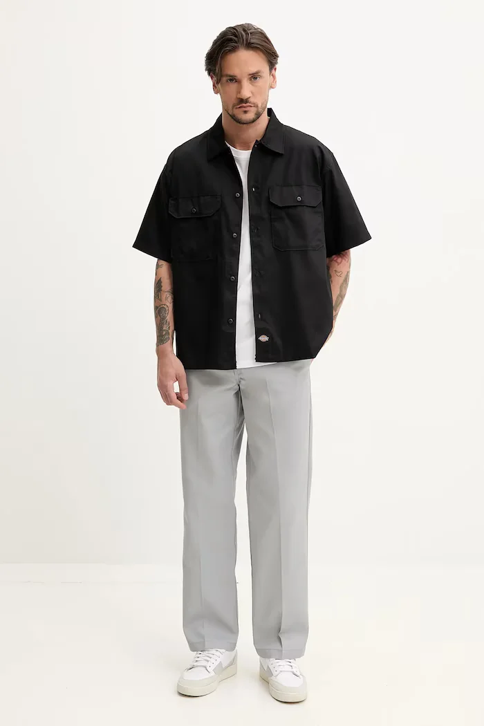 Dickies Панталон в сиво със стандартна кройка DK0A4XK6D061