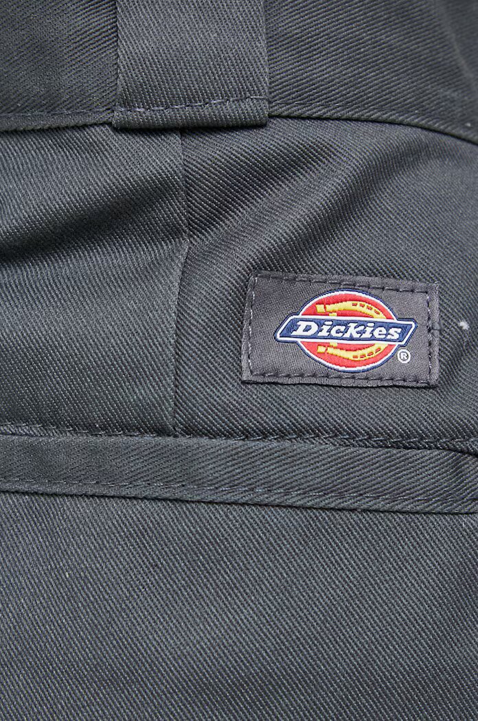 Dickies Панталон в сиво със стандартна кройка с висока талия