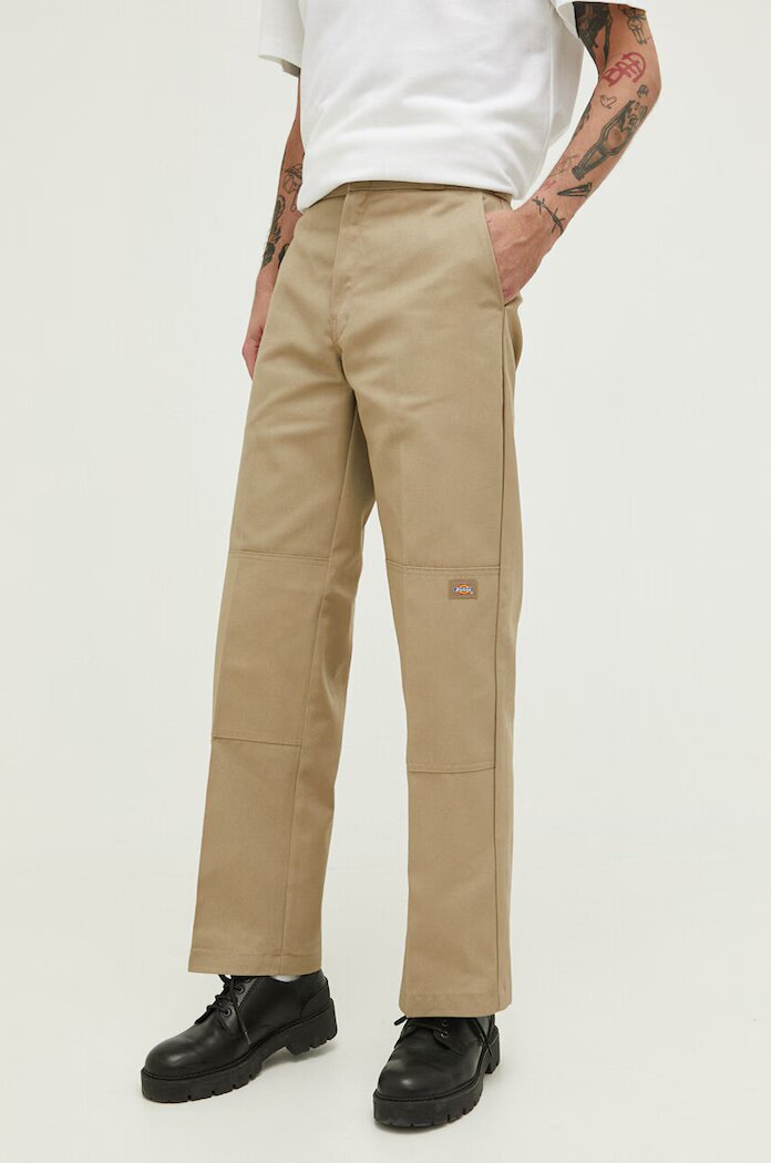 Dickies Панталон в зелено със стандартна кройка