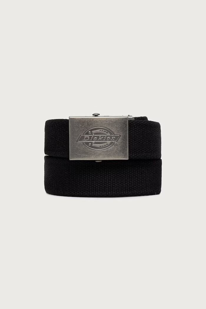 Dickies платнен колан от памук черен DK0A4XRUBLK1