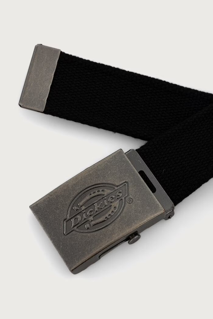 Dickies платнен колан от памук черен DK0A4XRUBLK1