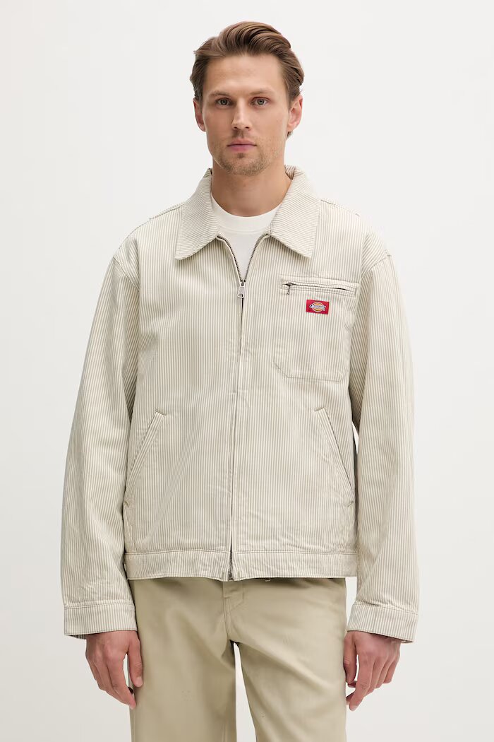 Dickies преходно яке мъжко от памук бежово DK0A88K1L441
