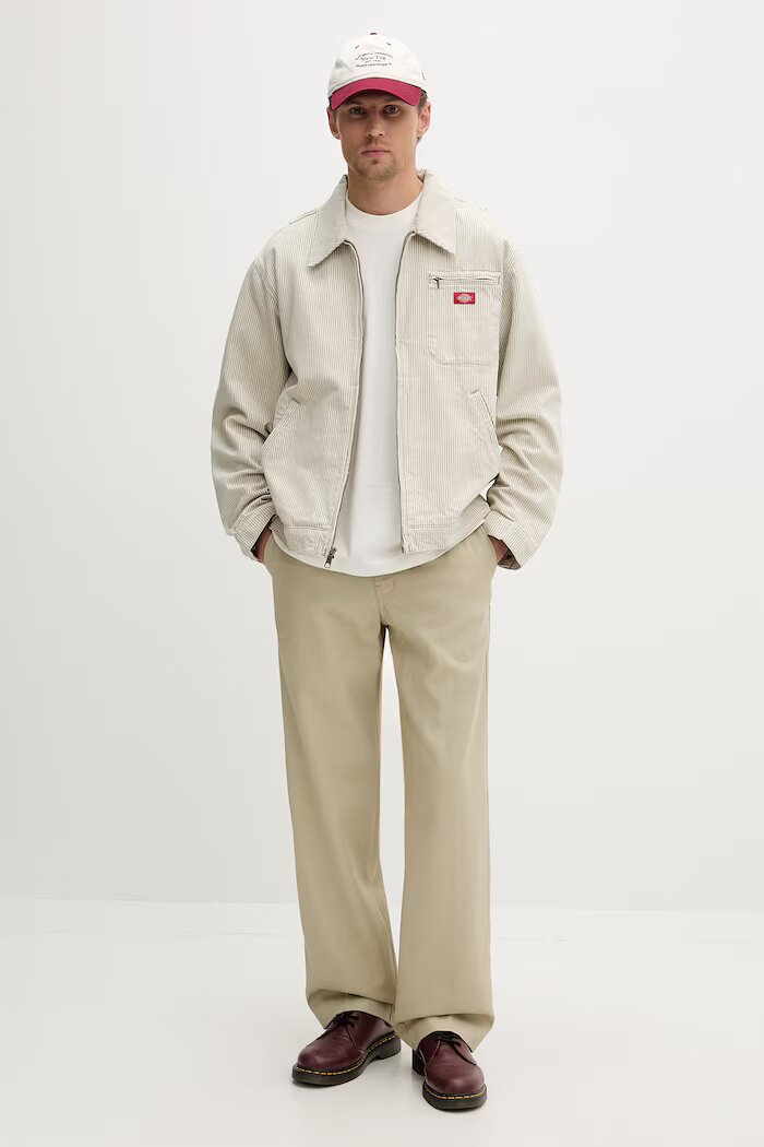 Dickies преходно яке мъжко от памук бежово DK0A88K1L441