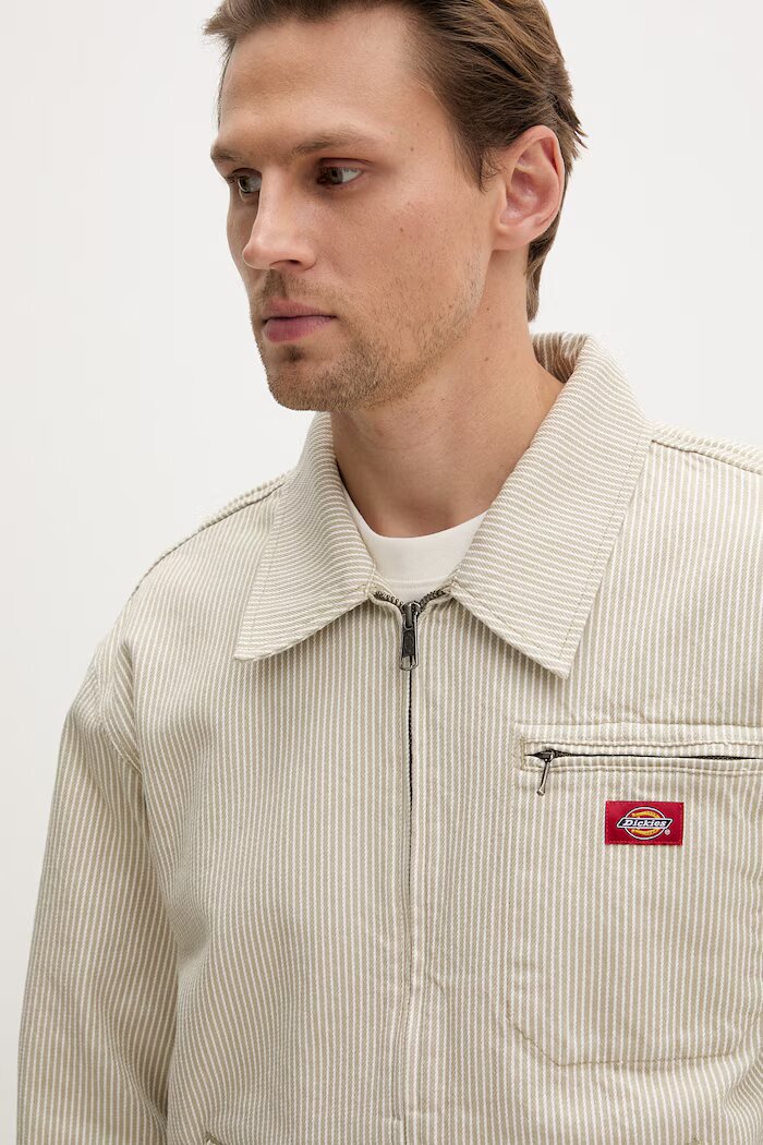 Dickies преходно яке мъжко от памук бежово DK0A88K1L441