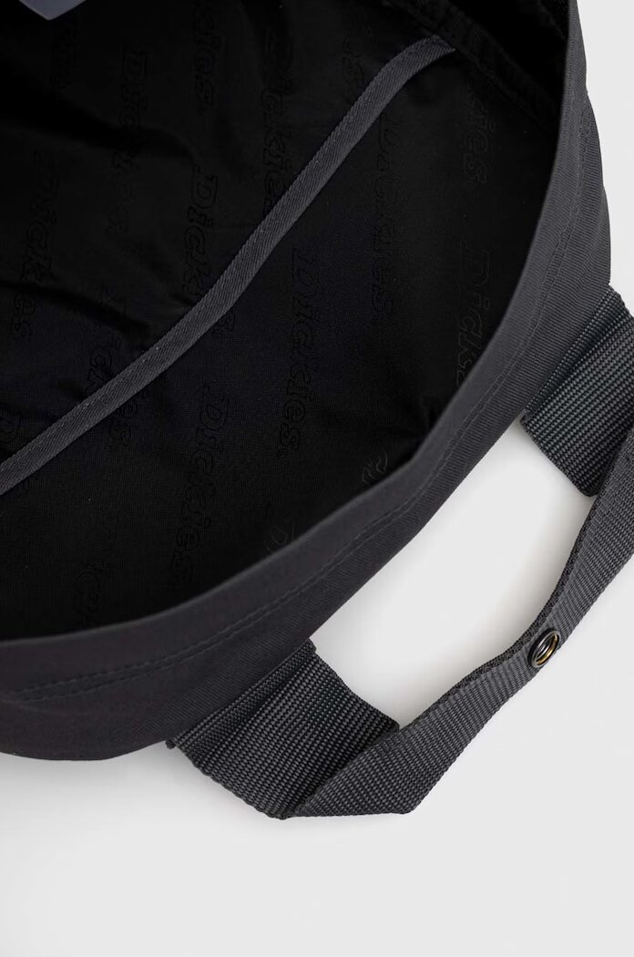Dickies Раница в сиво голям размер с изчистен дизайн