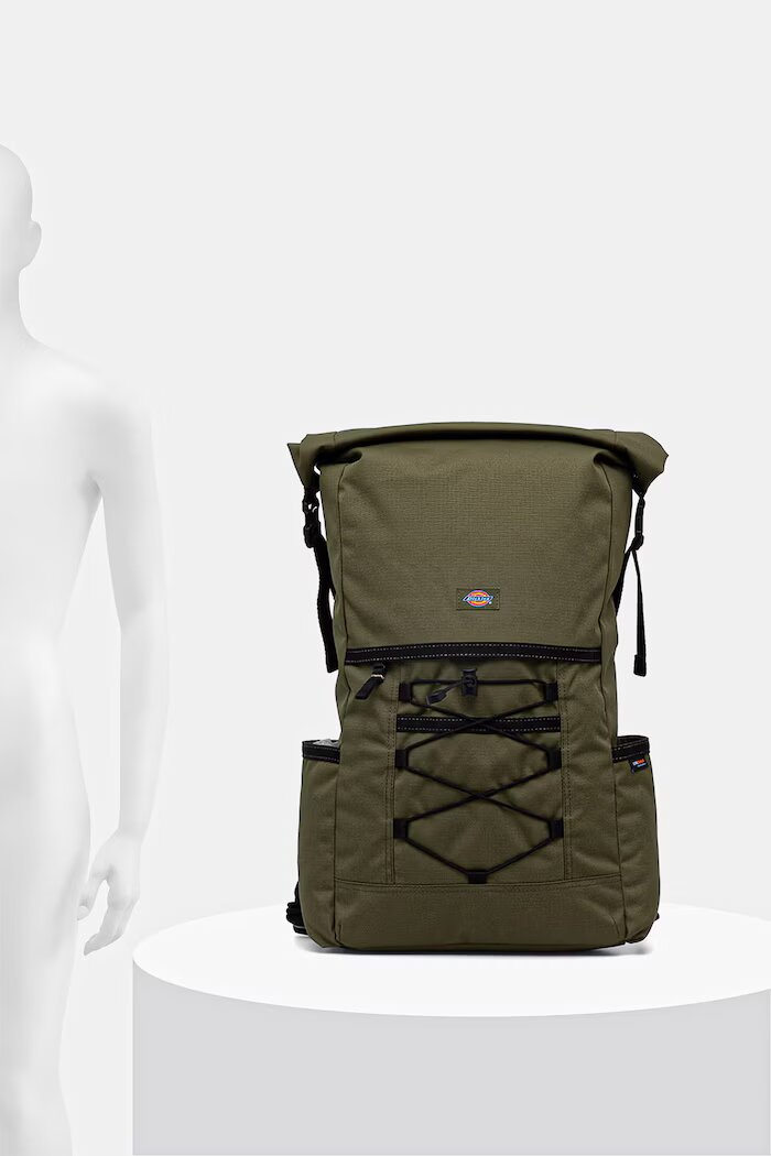 Dickies Раница в зелено голям размер с изчистен дизайн DK0A87MXK721