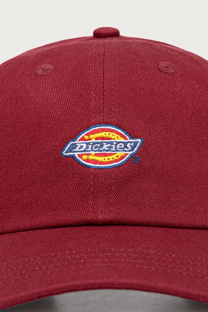 Dickies шапка с козирка от памук бордо DK0A4TKV