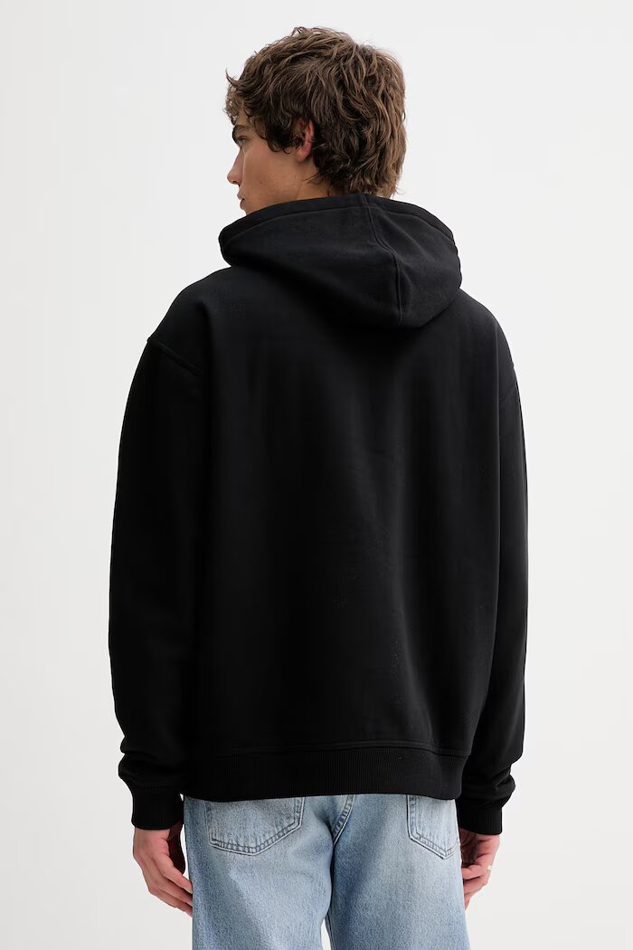 Dickies Суичър мъжки в черно с качулка с принт DK0A89I9BLK1