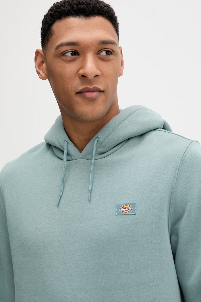 Dickies Суичър мъжки в зелено с качулка с изчистен дизайн DK0A4XCDL371