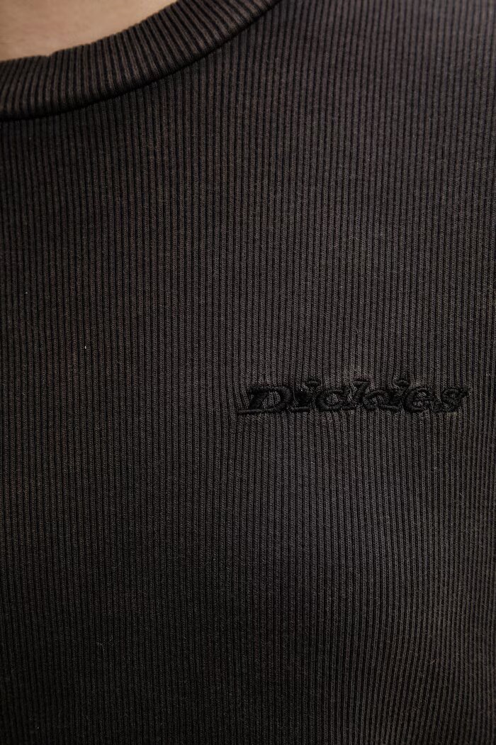 Dickies тениска дамска от памук сива DK0A866FBLK1