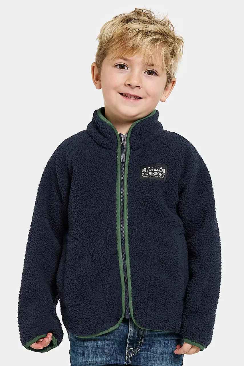 Didriksons Детски поларен суичър GIBBS KIDS FULLZIP