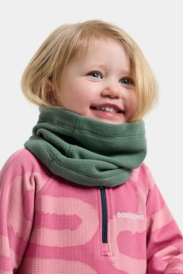 Didriksons кръгъл шал за деца MONTE K NECKWARMER 2 зелен 506319