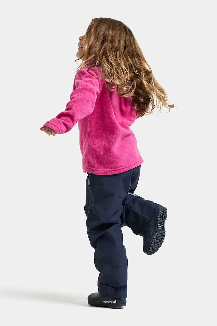 Didriksons поларен суичър за деца MONTE KIDS FULLZIP розов 505026