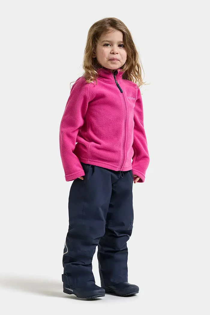 Didriksons поларен суичър за деца MONTE KIDS FULLZIP розов 505026