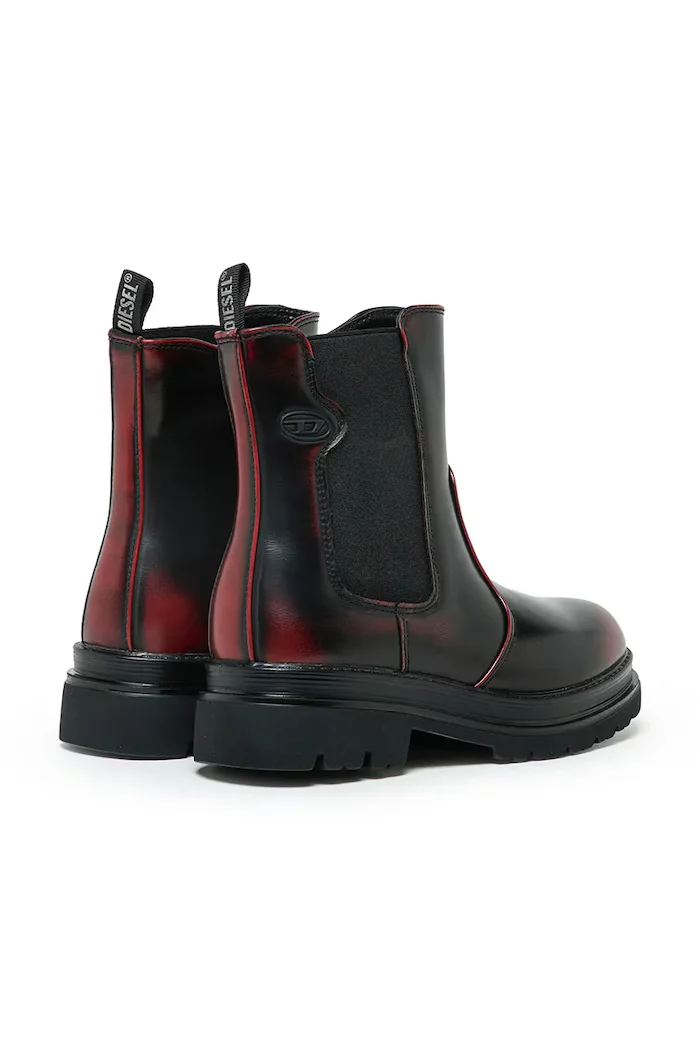 Diesel боти челси за деца D-VYNCOUN-ABRA BOOTS бордо BC1120