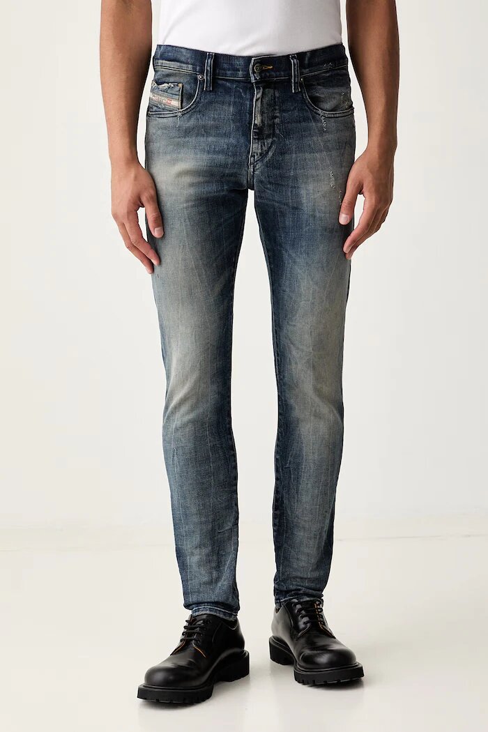 Diesel дънки slim fit мъжки 2019 D-STRUKT L.32 тъмносини A03558.09N45