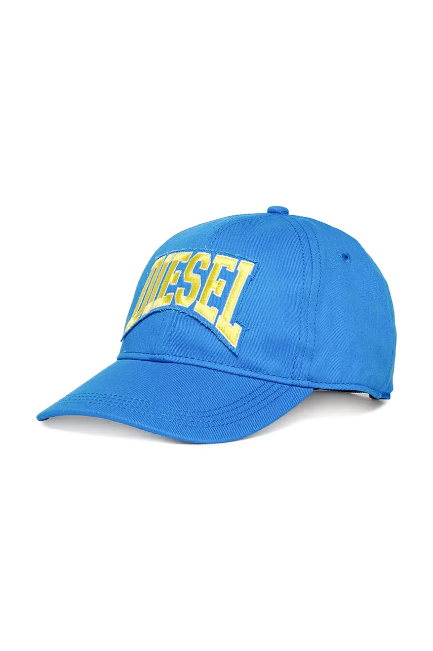 Diesel Детска памучна шапка с козирка FCGUS HAT