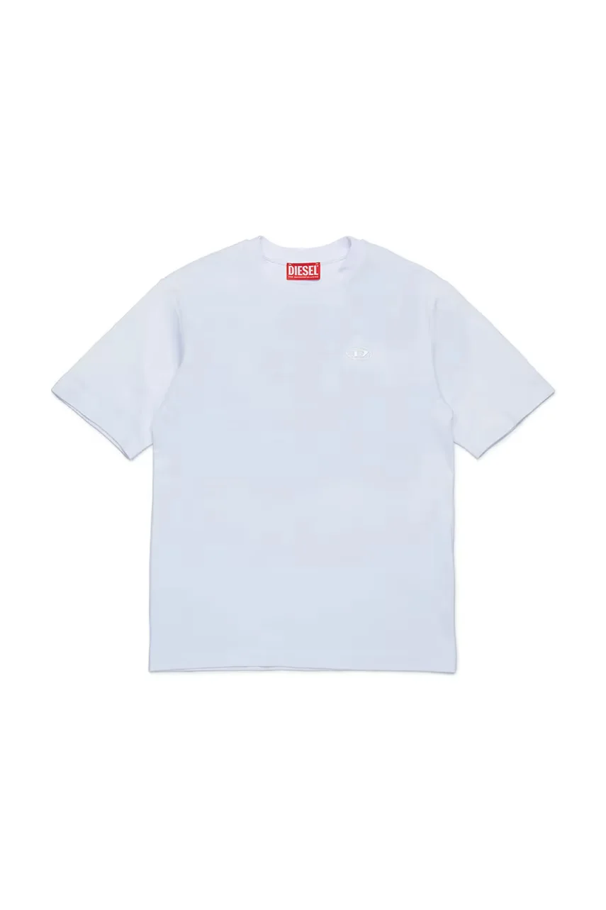 Diesel Детска памучна тениска TBOGGYMEGOVALD OVER T-SHIRT