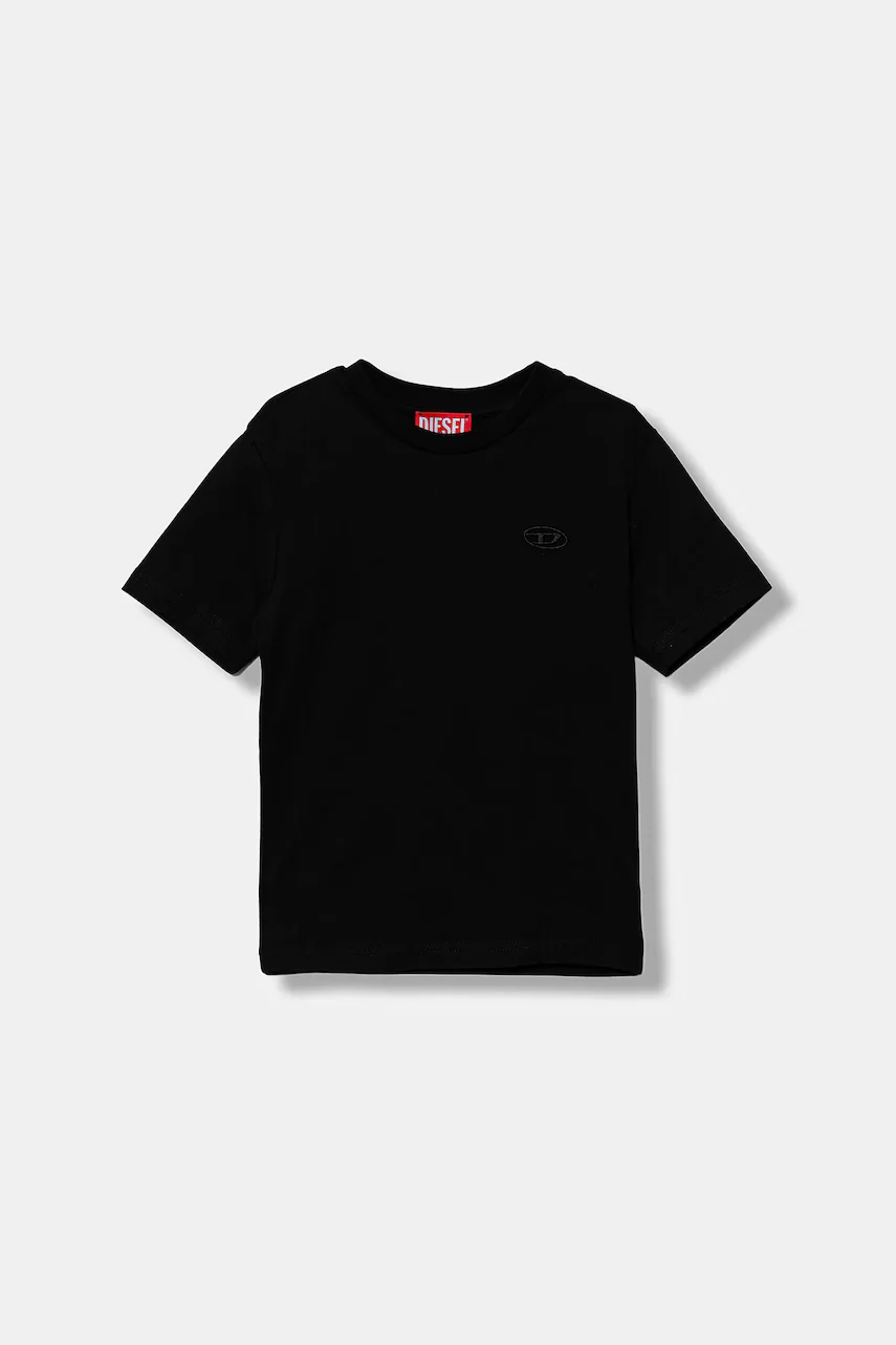 Diesel Детска памучна тениска TBOGGYMEGOVALD OVER T-SHIRT