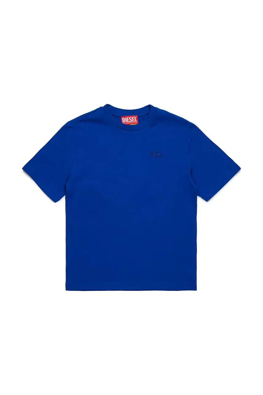 Diesel Детска памучна тениска TBOGGYMEGOVALD OVER T-SHIRT