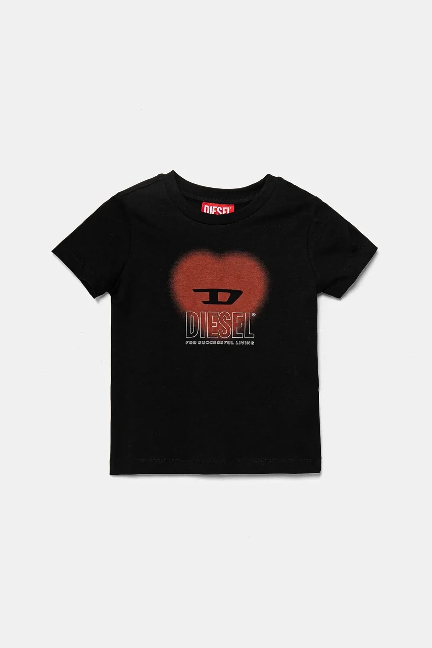 Diesel Детска памучна тениска TCUORE T-SHIRT