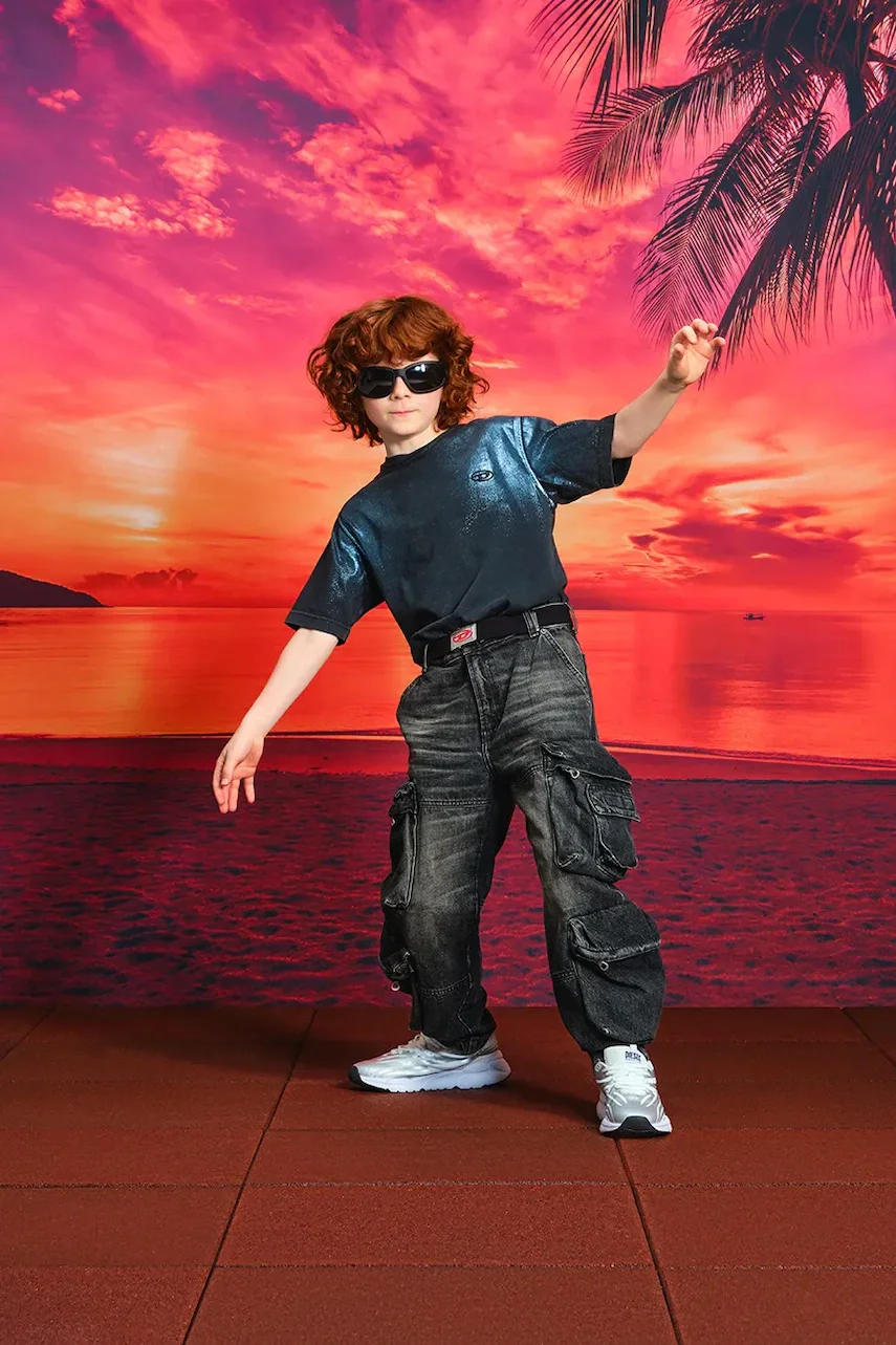Diesel Детски дънки DFISH-CARGO-S-J TROUSERS