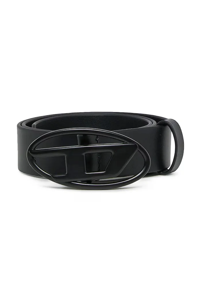 Diesel Детски кожен колан B1DRN BELTS в черно J02595