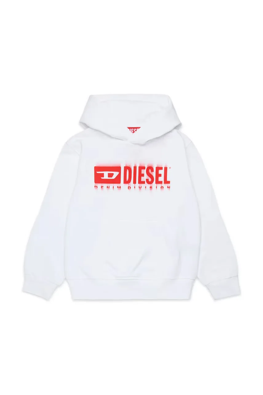 Diesel Детски памучен суичър SGINNHOODL5 OVER SWEAT-SHIRT