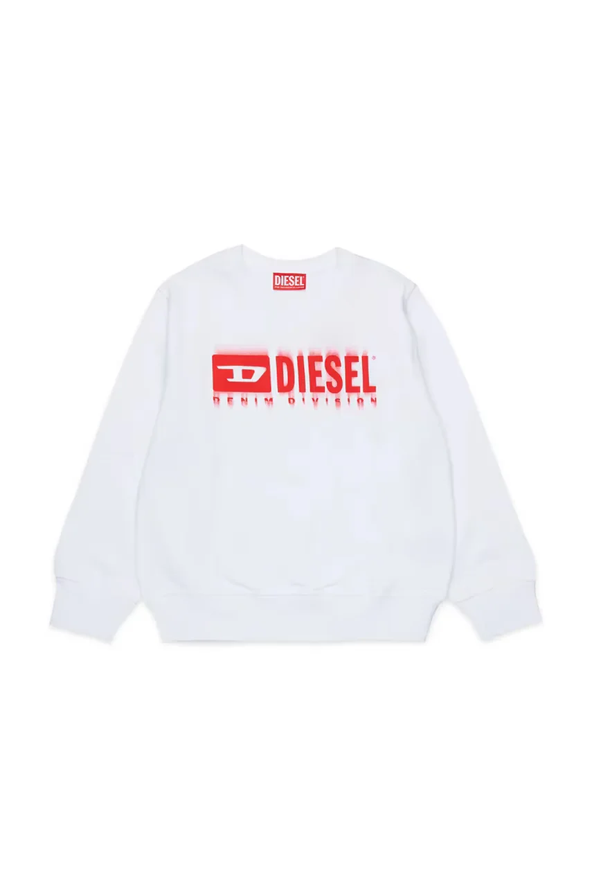 Diesel Детски памучен суичър SGINNL8 OVER SWEAT-SHIRT