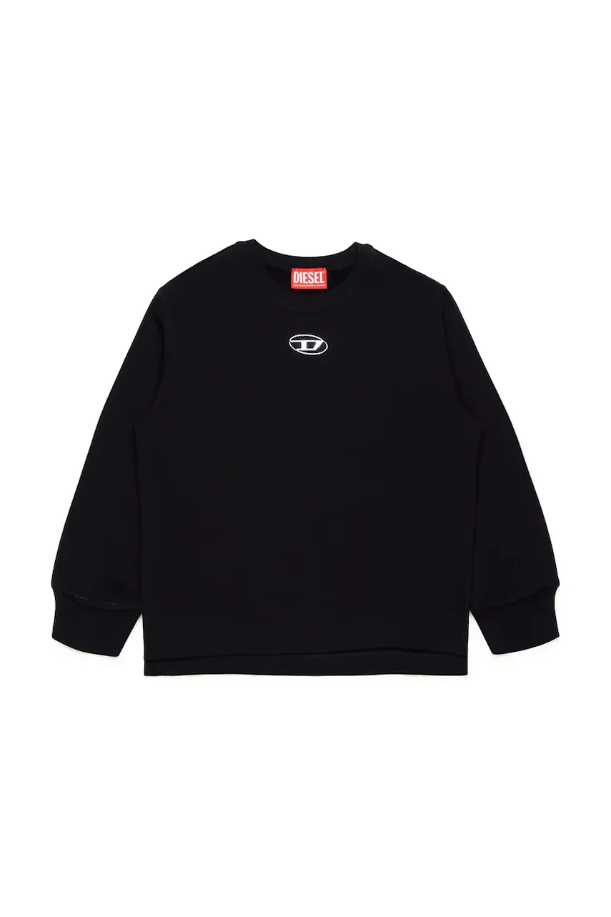 Diesel Детски памучен суичър SMACSISOD OVER SWEAT-SHIRT