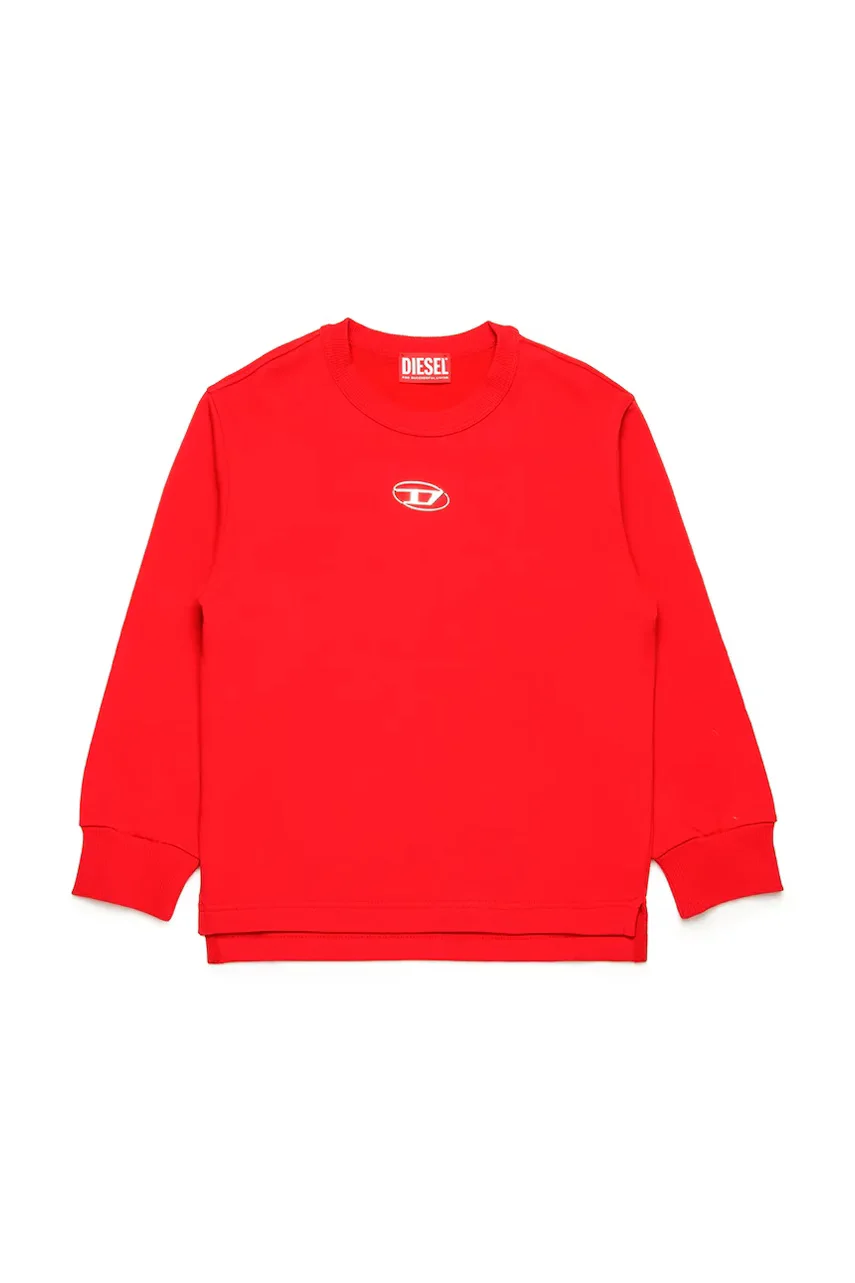 Diesel Детски памучен суичър SMACSISOD OVER SWEAT-SHIRT
