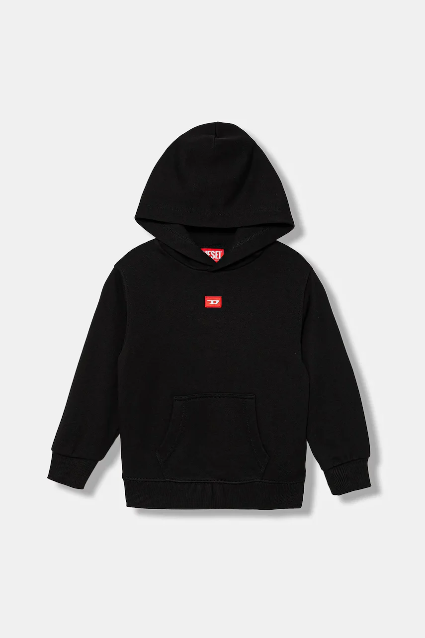 Diesel Детски памучен суичър SXGINHOOD OVER SWEAT-SHIRT