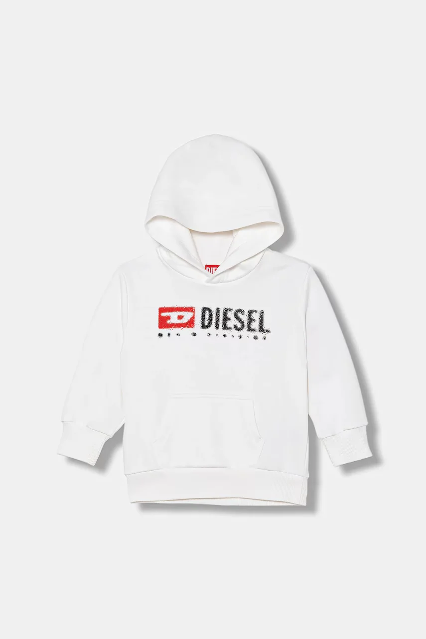 Diesel Детски суичър SDROPSHOOD OVER SWEAT-SHIRT