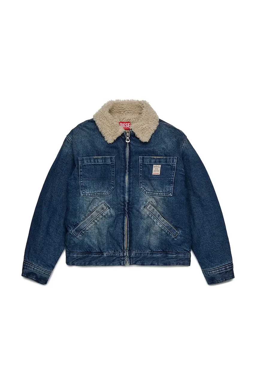 Diesel Детско памучно яке JOMOX-FUR JACKET