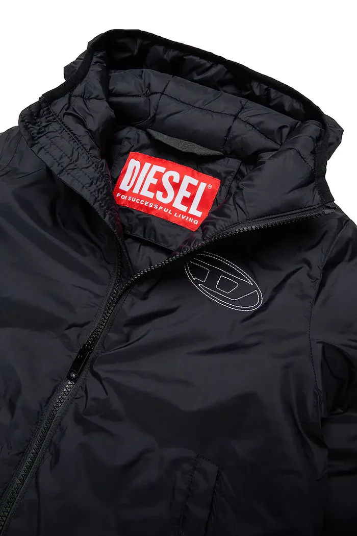 Diesel късо яке за деца JOSIPLS JACKET черно J02884