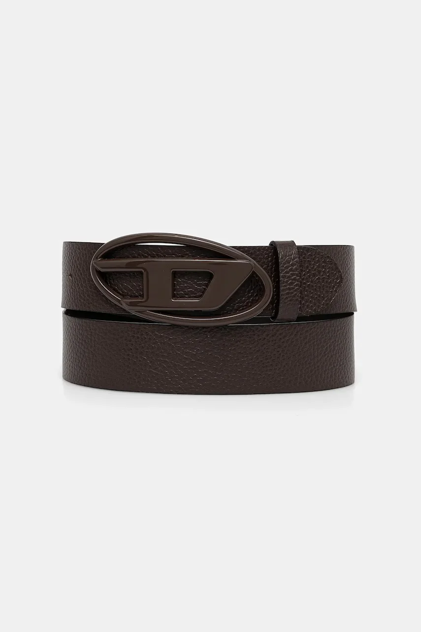 Diesel Кожен колан OVAL D LOGO B-1DR