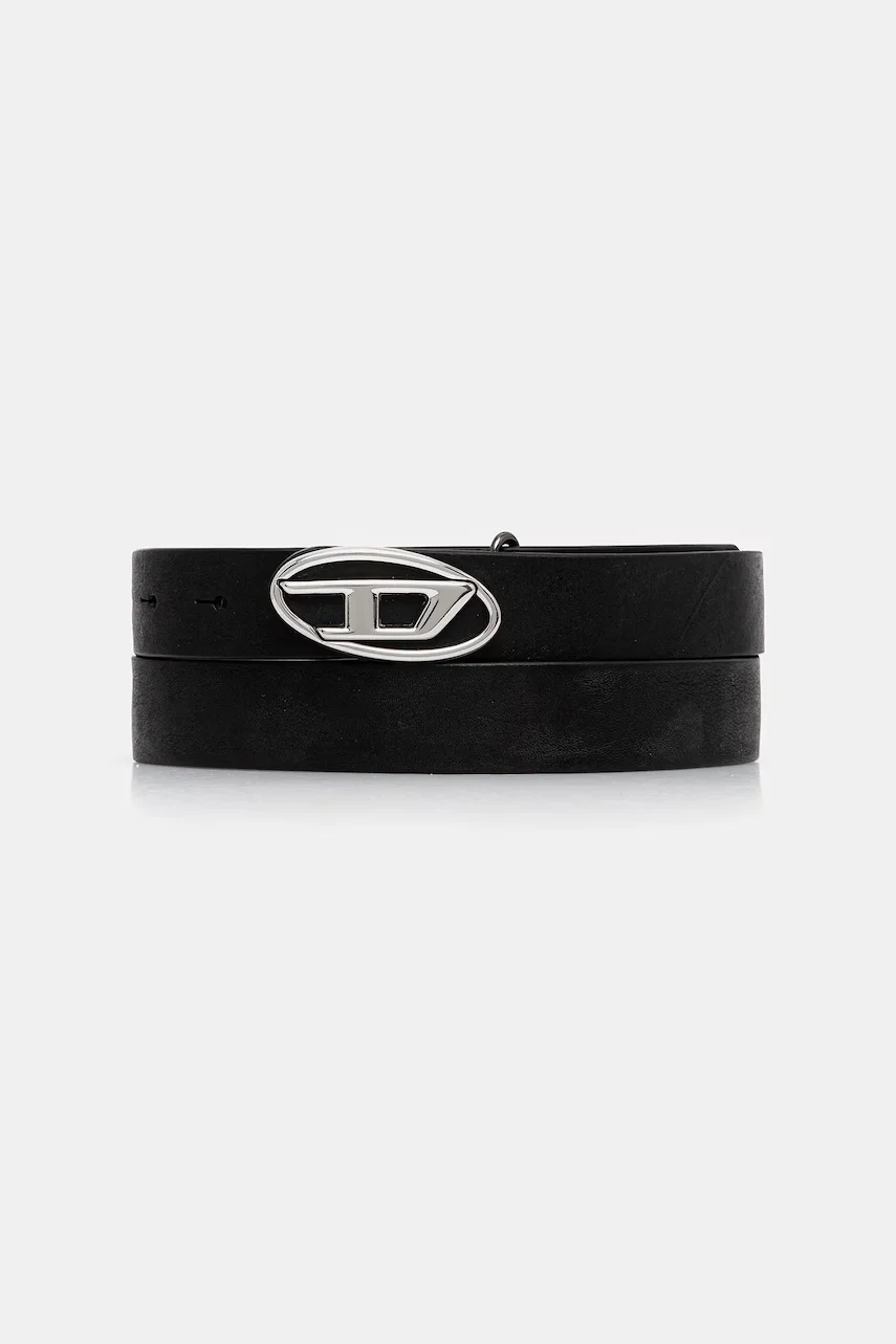 Diesel Кожен колан OVAL D LOGO B-1DR-LAYER