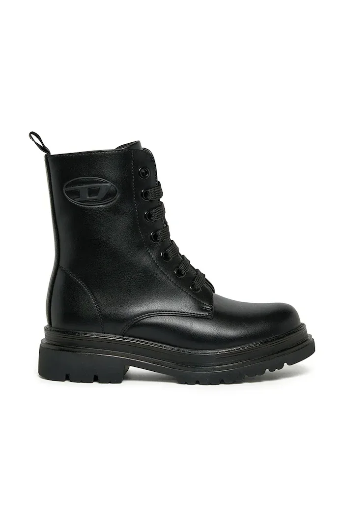 Diesel кубинки за деца D-ANFISTR-PU BOOTS черни BC1116